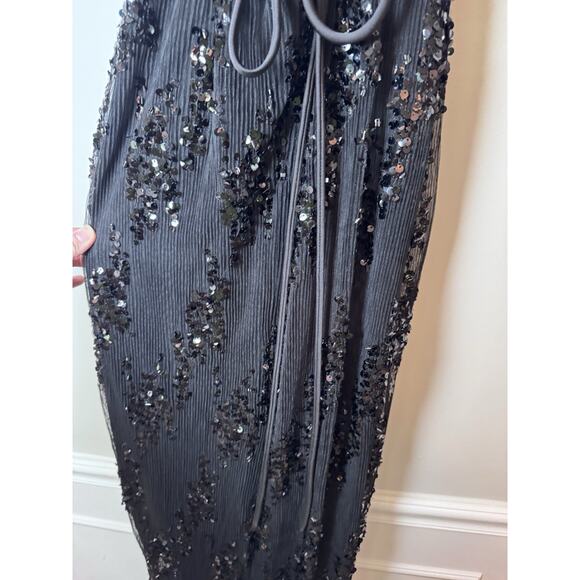 Violet Weekend Halter Neck Sequin Knit Dress Juniors Size NWT $129 - Picture 13 of 16